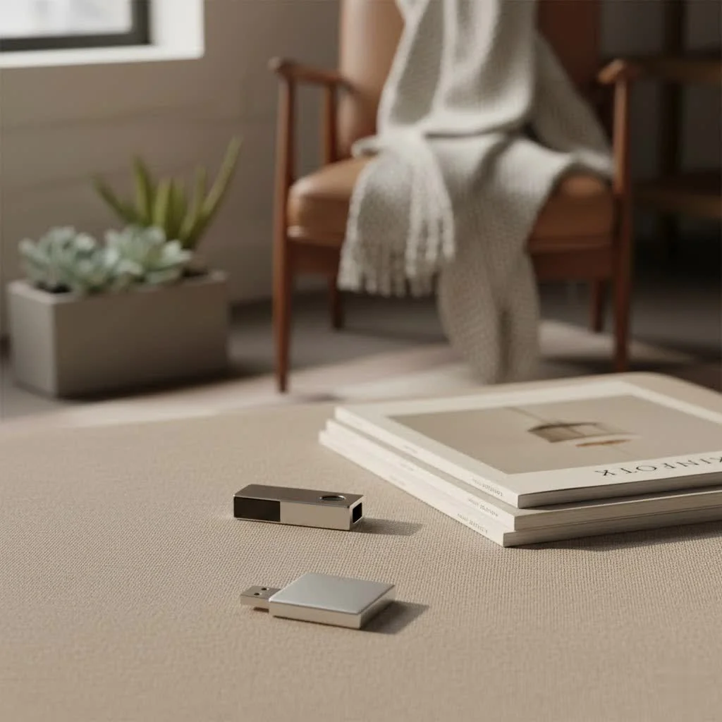 Dual USB-C and USB-A flash drive for universal connectivity